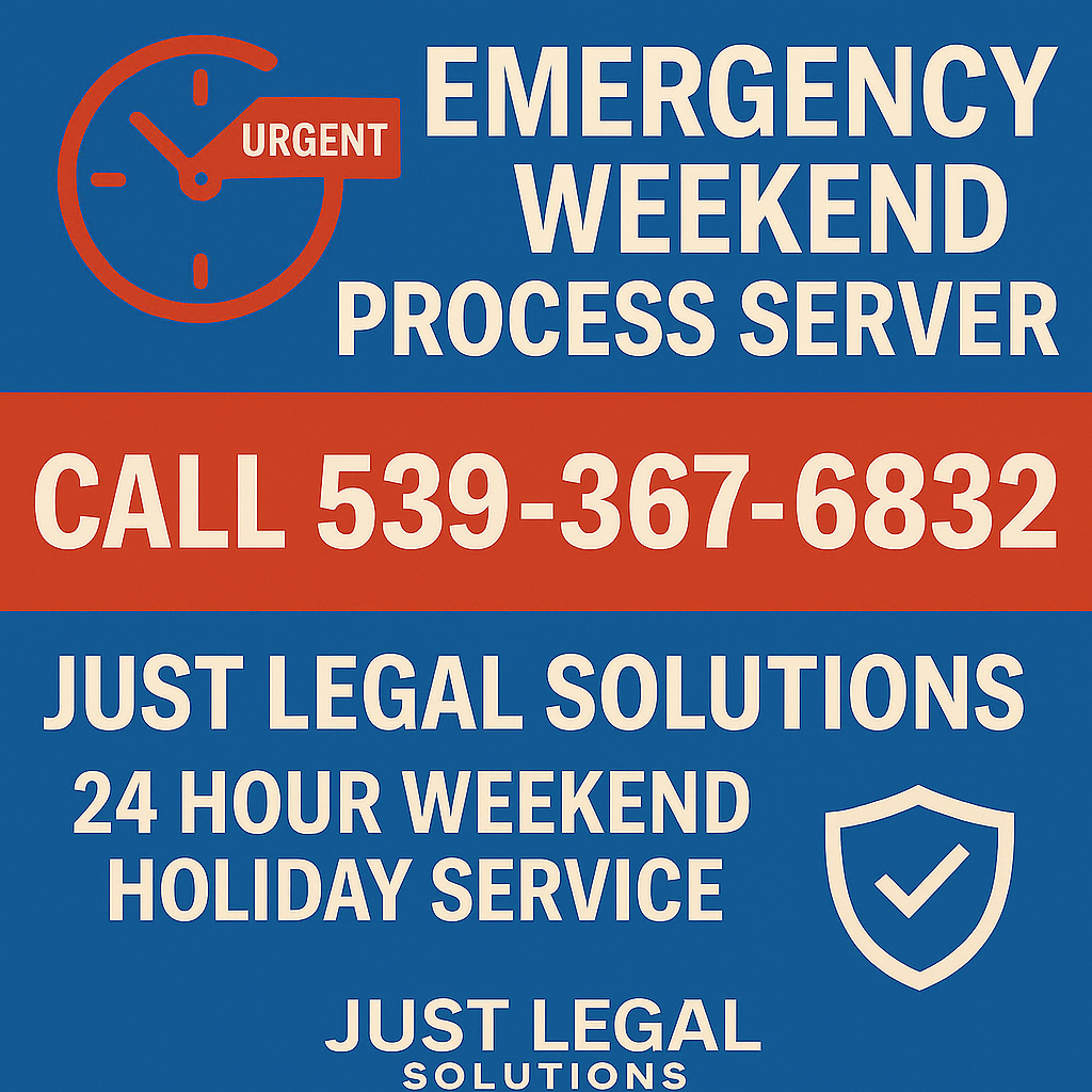 Emergency Weekend Service Banner